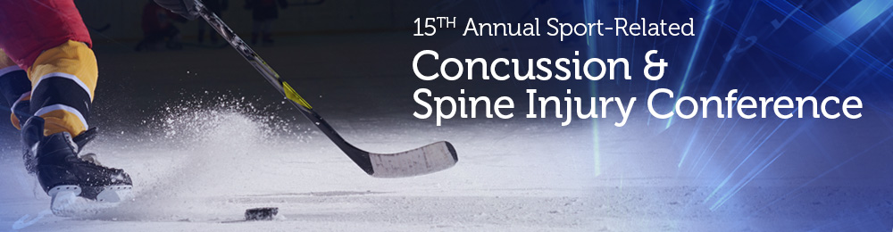 15th Annual Sports-Related Concussion and Spine Injury Conference Banner