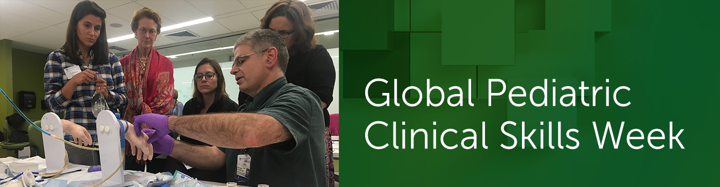 Global Pediatric Clinical Skills Week 2019 Banner