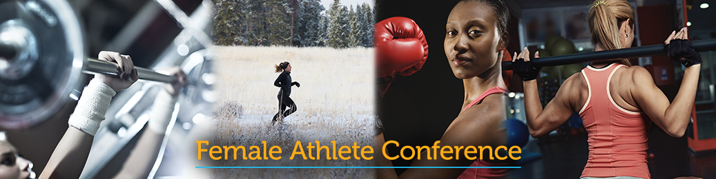 Female Athlete Conference Banner